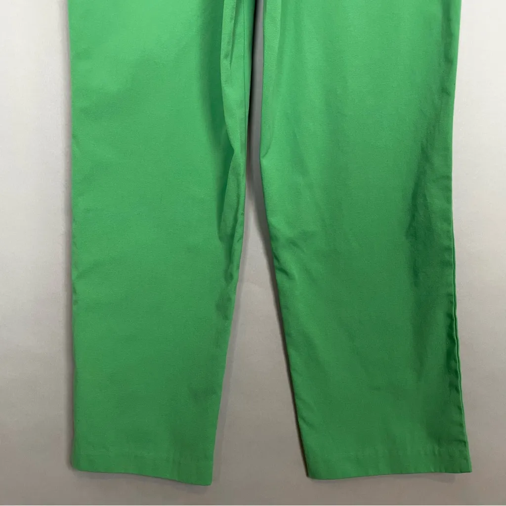 The Tog Shop Pants Green Women Size 10 Slacks Elastic Waist Pockets Casual‎ - Image 8