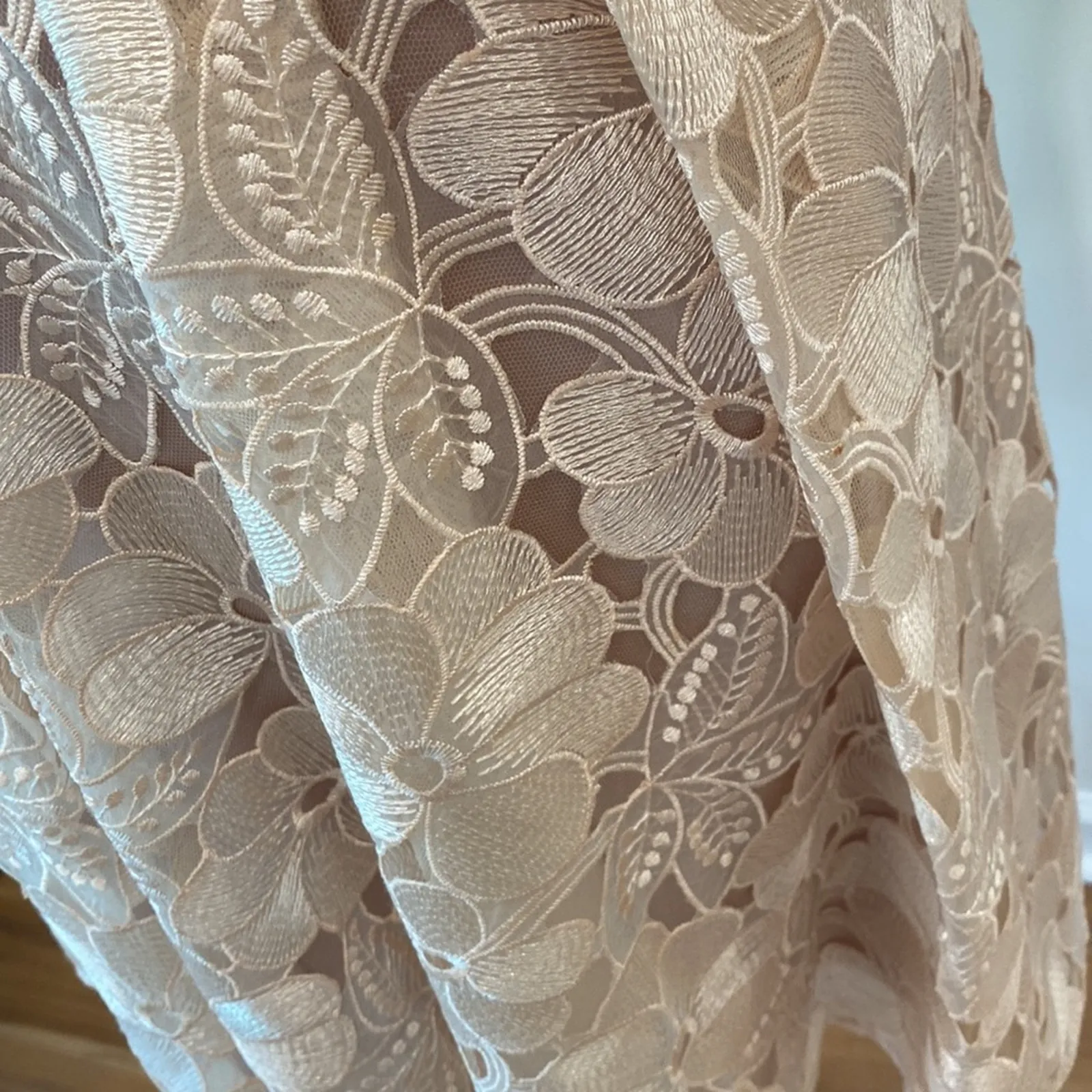 Plus Size Cocktail Dress 18 Retro Semi Formal 18W Party Elegant Beaded Special Pink - Image 6