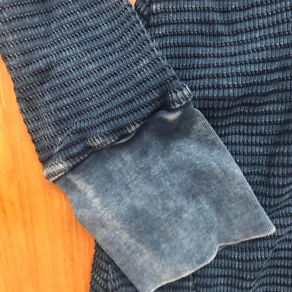 Raw Hem Cut Out Dyed Long Sleeve Dress S - Image 4