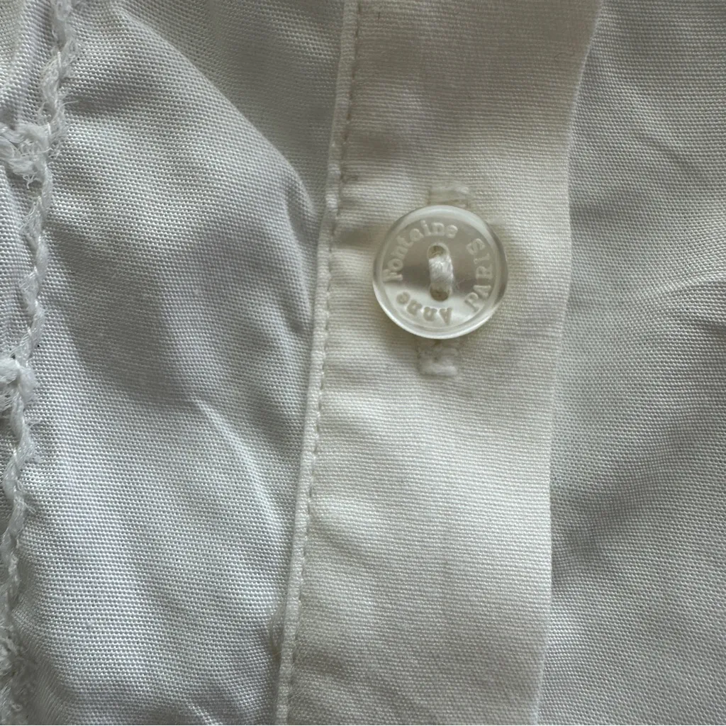 Anne Fontaine NOURIA 3/4 White Button - Image 11