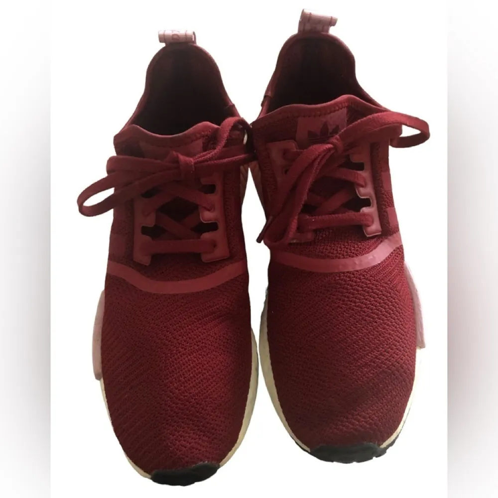 NMD_R1 Boost Collegiate Women’s Burgundy Athletic Sneaker Sz. 9 Athletic - Image 3
