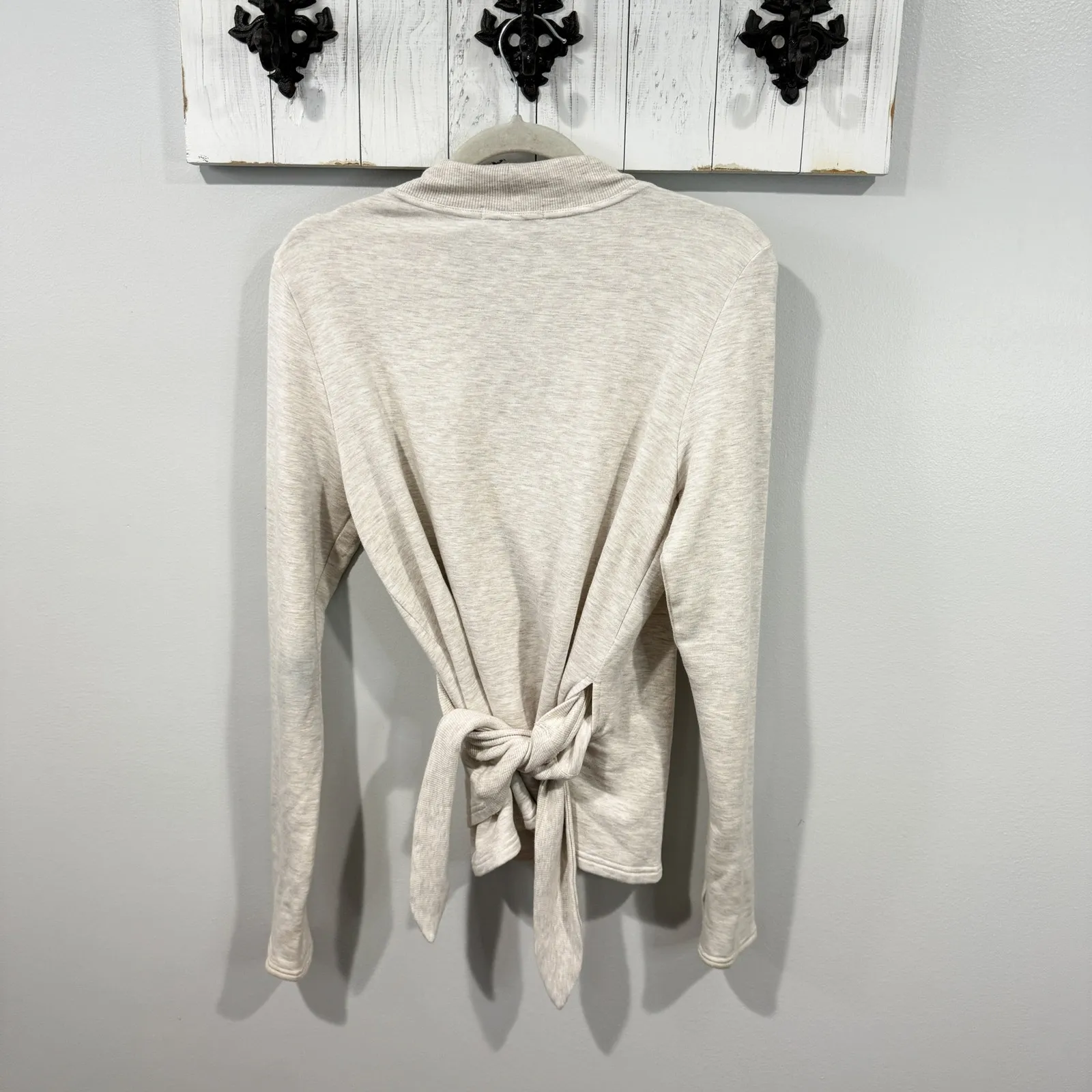 Athleta Poise Dance Wrap Top – Toasted Brown Heather, S - Image 4