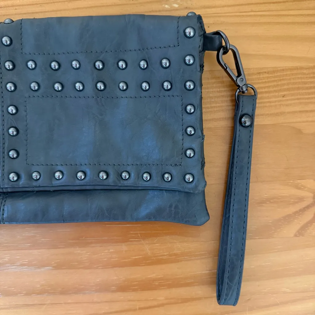 Big Buddha  Studded Fold Over Clutch - Image 3