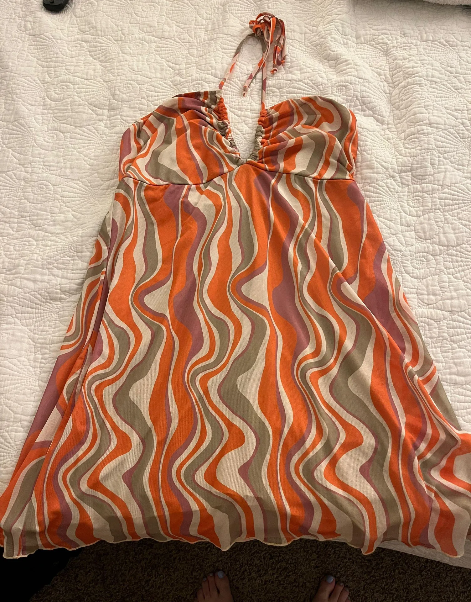 Orange Dress - Image 3