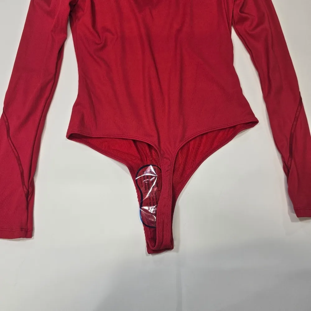 Free People x Intimately FP Victoria Plunge Bodysuit In Garnet Rose - Image 10