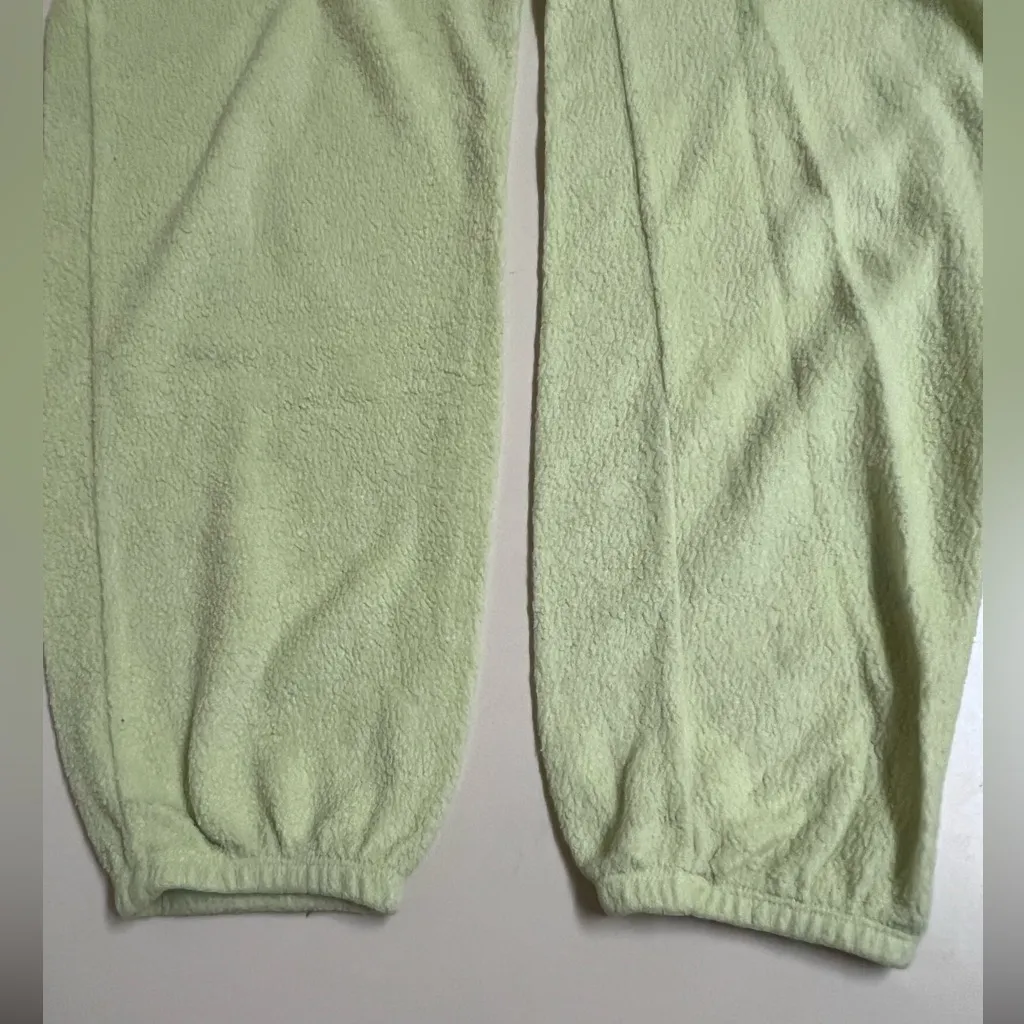 Colsie Women’s Neon Green Fleece Joggers - Image 5