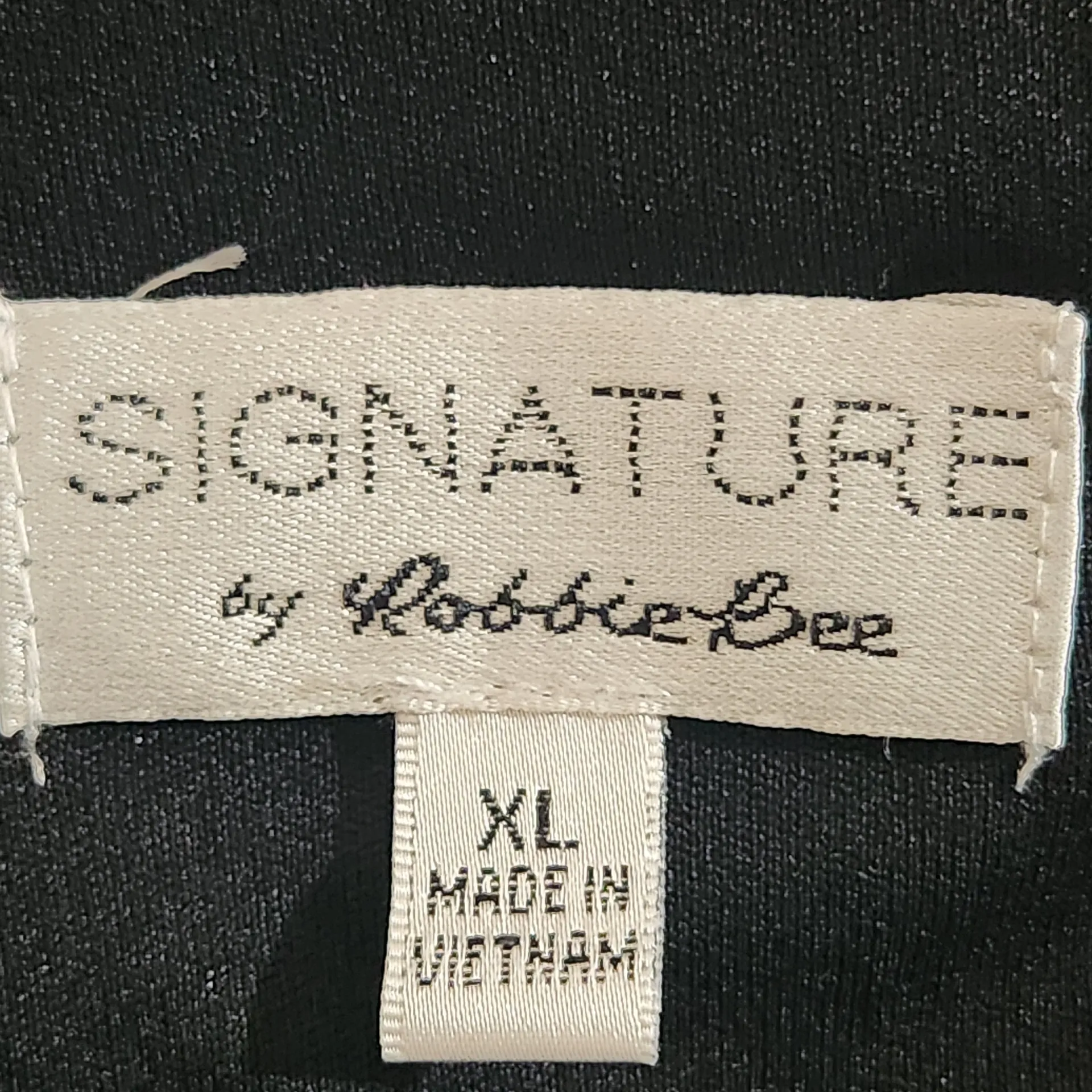 Signature by Robbie Bee Black and White Stripe Dress Size XL NWT - Image 6