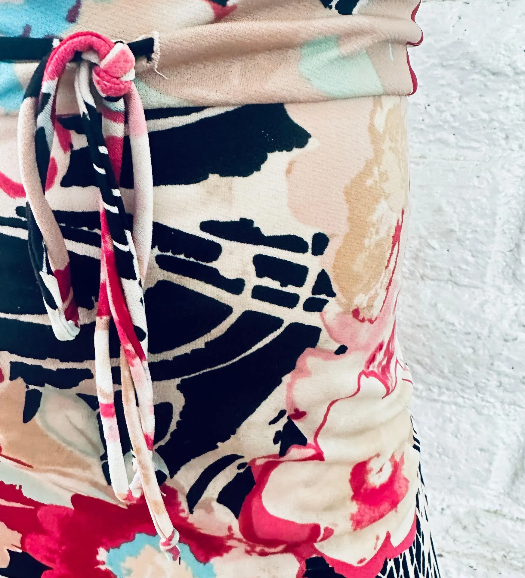 skirt vintage floral size L - Image 4