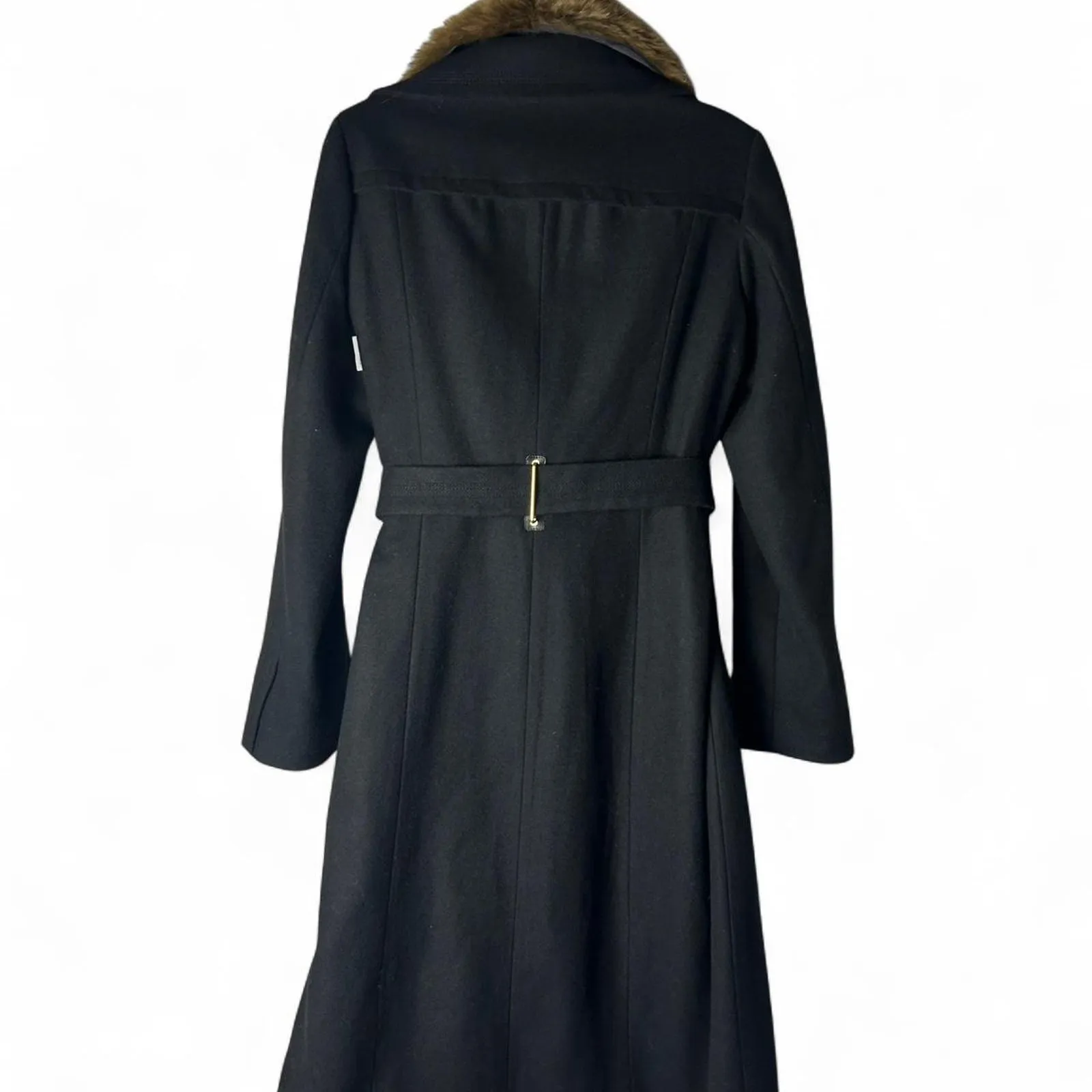 Worthington black wool trench coat - Image 4