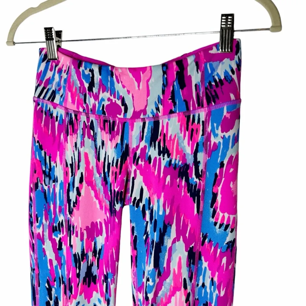 Lilly Pulitzer Luxletic Callie Weekender Leggings in Multi Free Spirit Small - Image 2