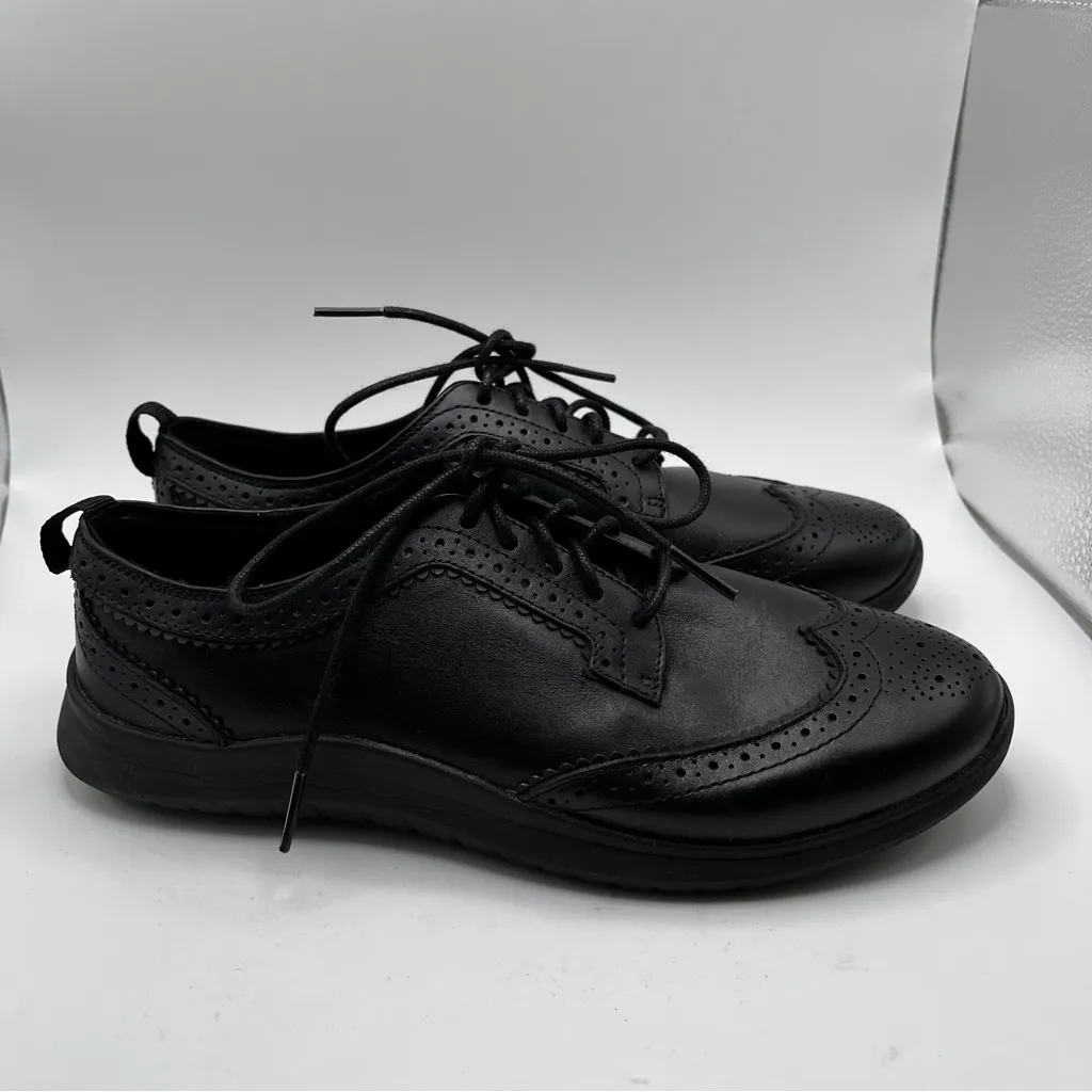 NWOB  Cole Haan Zerøgrand Meritt  black leather sneakers size 6B women - Image 7