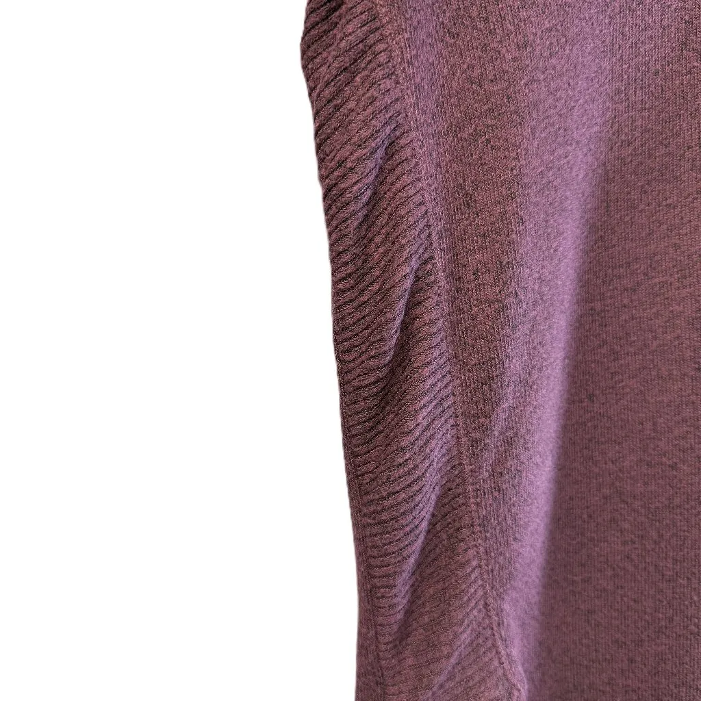 Maurices Burgundy Cozy Long Sleeve Cowl Neck Tunic Sweater, Size L - Image 5