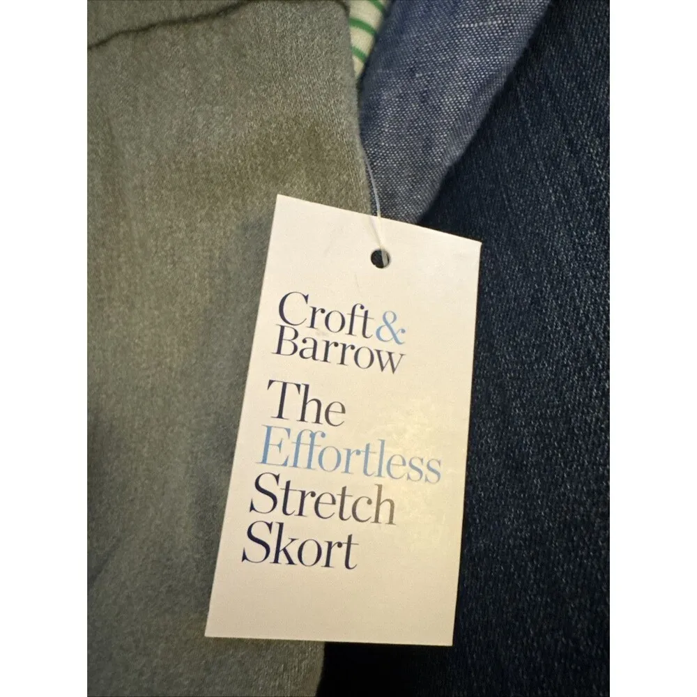 Croft & Barrow Women’s Effortless Stretch Skort-NWT-Size 14 Heather Moss - Image 3