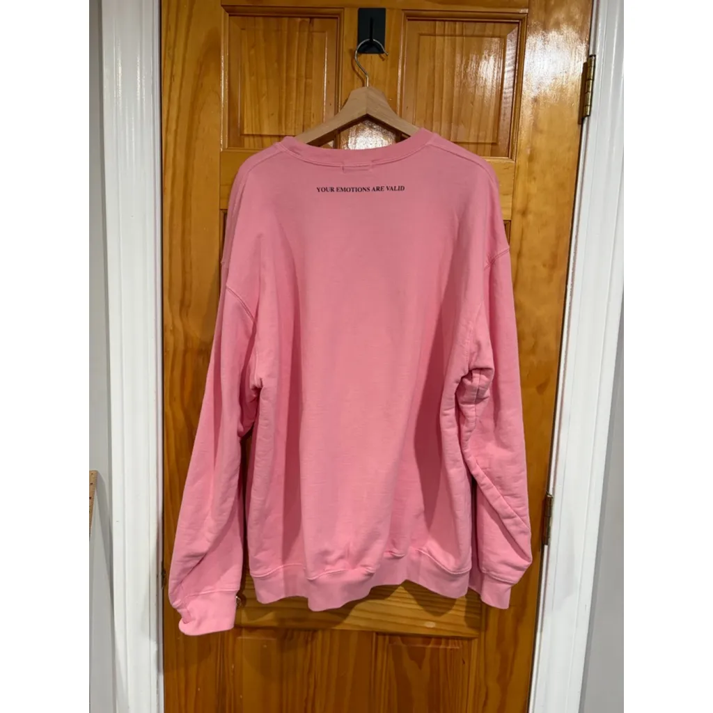 Mayfair The Label Pink Graphic Sweatshirt Choose Your Own Emotional Adventure OS Size undefined - Image 5
