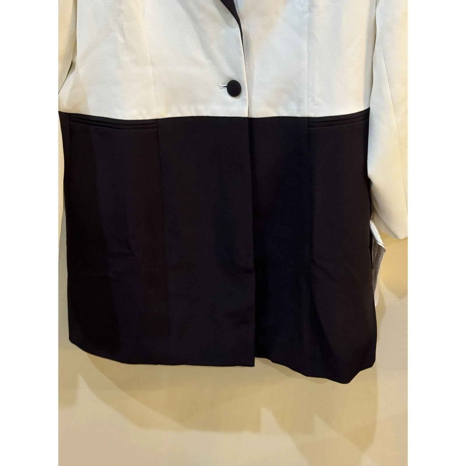 Dress the Population Women's Berkley Bodycon Mini‎ Glam Tuxedo Dress Size XXL - Image 6