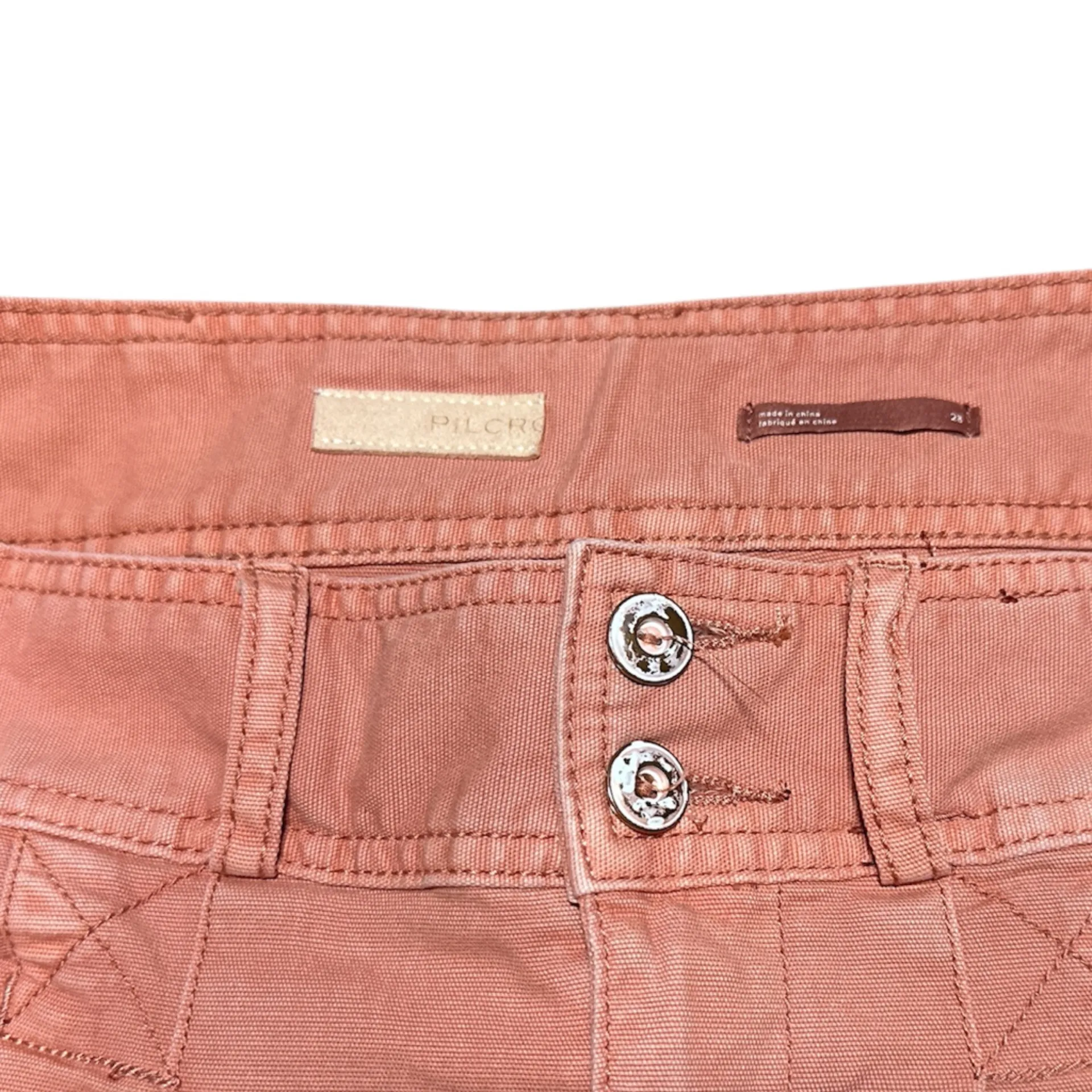 Pilcro Anthropologie Coral High Rise Shorts - Image 3
