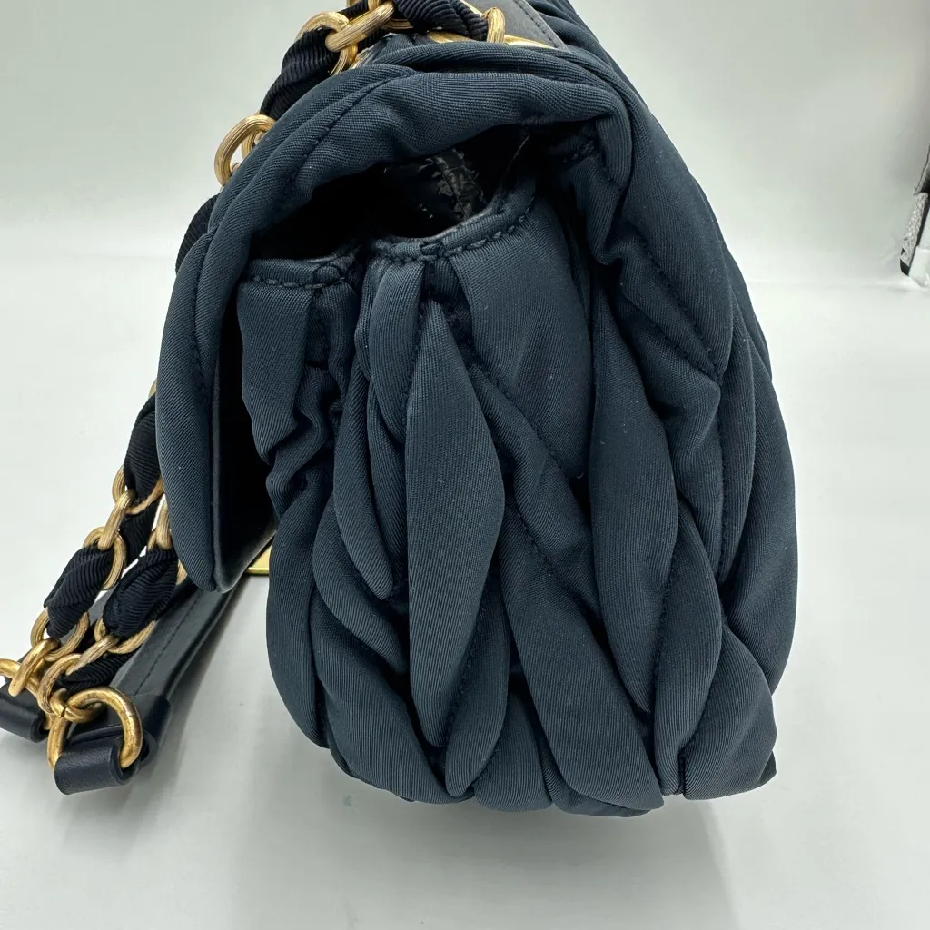 Nina Ricci Midnight Blue Braided Shoulder Bag - Image 3