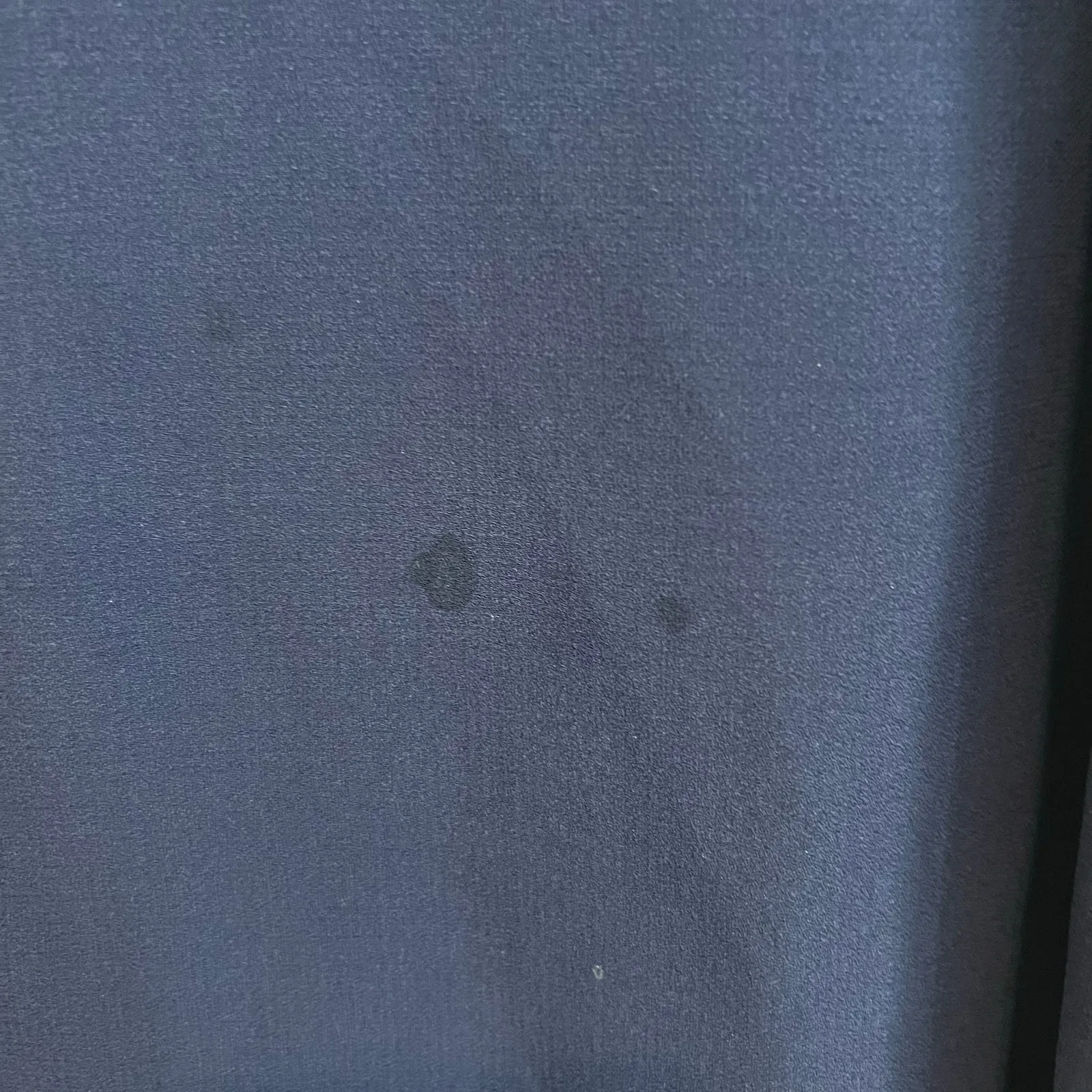 Eileen Fisher Silk Georgette Tank Top Medium Crepe Bateau Neck Blue Blouse Shirt - Image 6