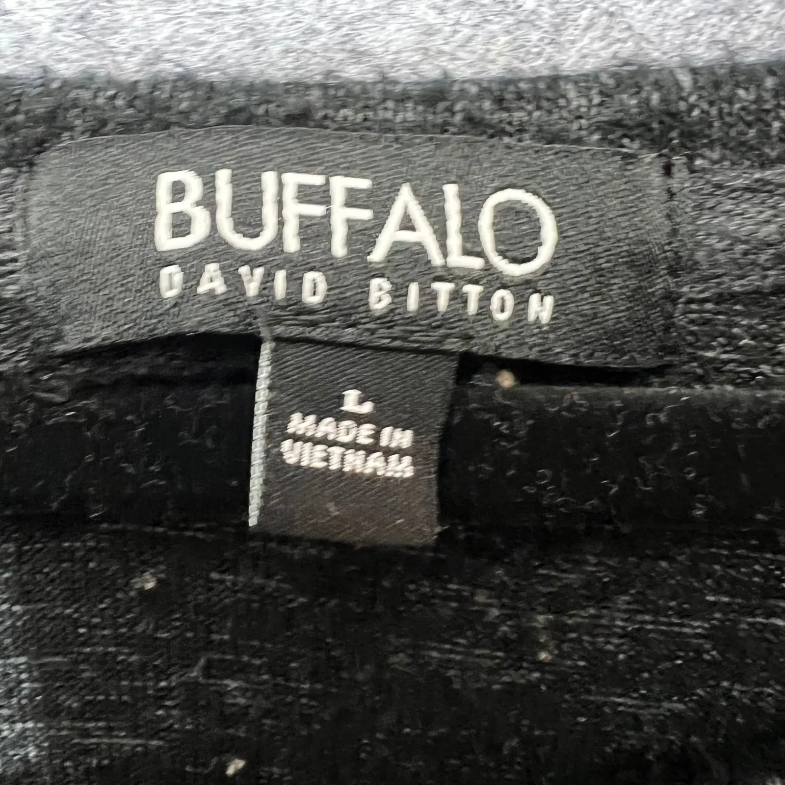 Buffalo‎ David Bitton Gray Marled Knit Long Sleeve Crew Neck Sweatshirt Top L - Image 2