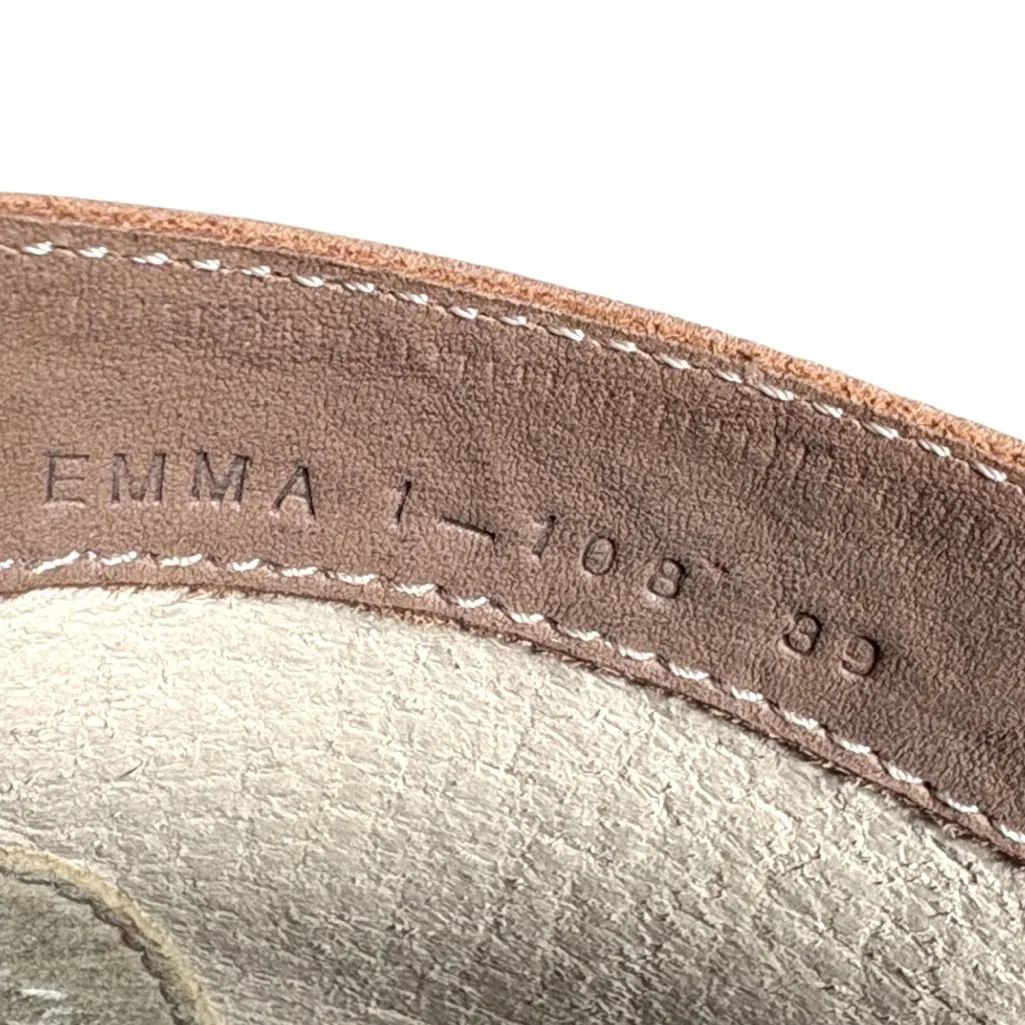 Free People Leather Emma Cut-Out Booties Tan Size 9 - Image 9