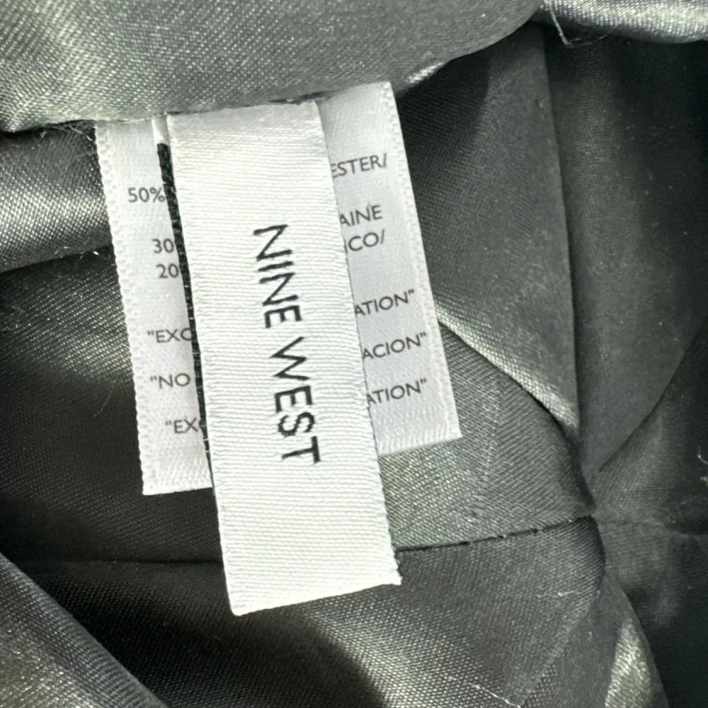 Nine West Newsboy Gray Wool Blend Womens Adjustable Hat One Size - Image 5