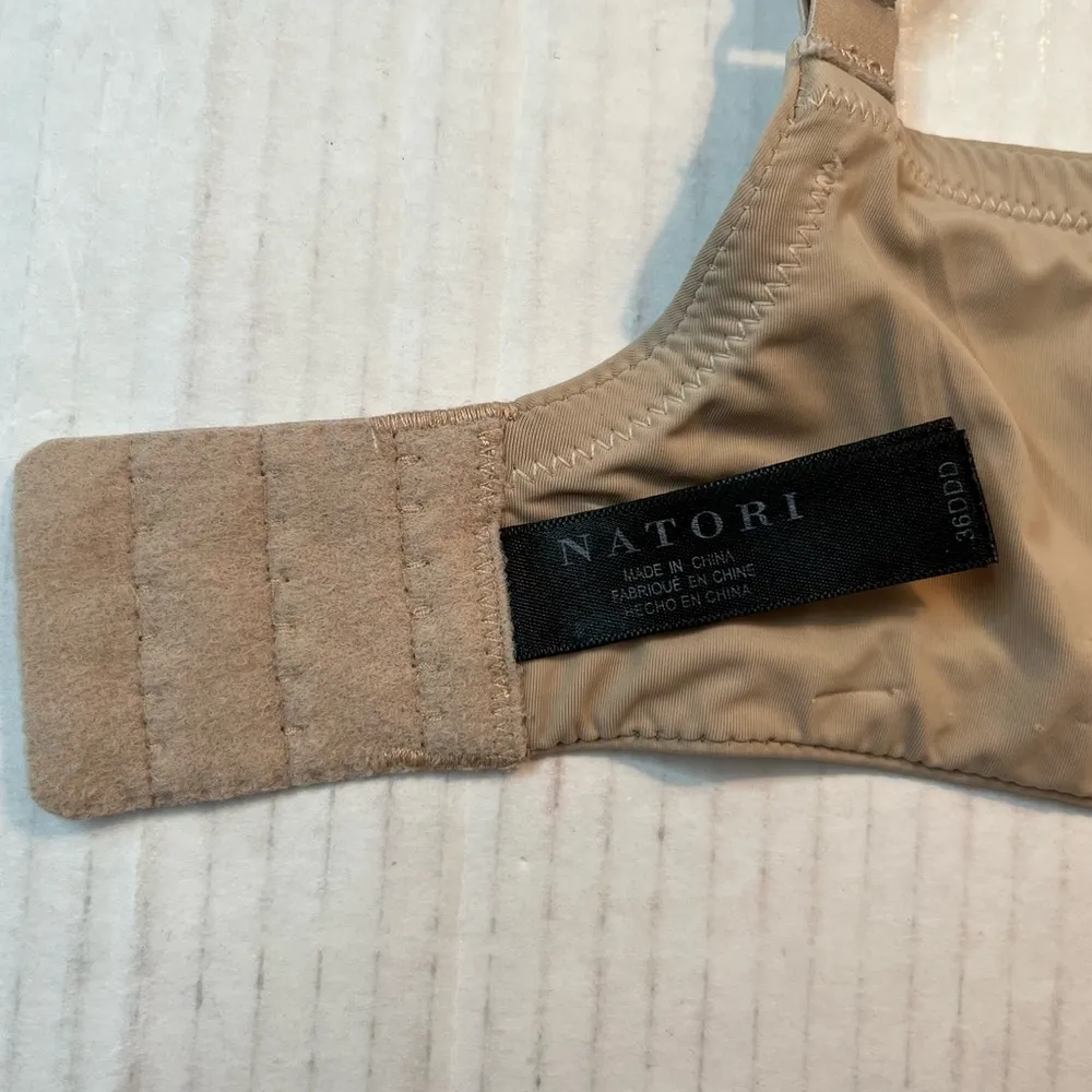 Natori Bra Pure Luxe Underwire Bra in Cafe Sz 36DDD/ 36F GUC Style #732080 - Image 12