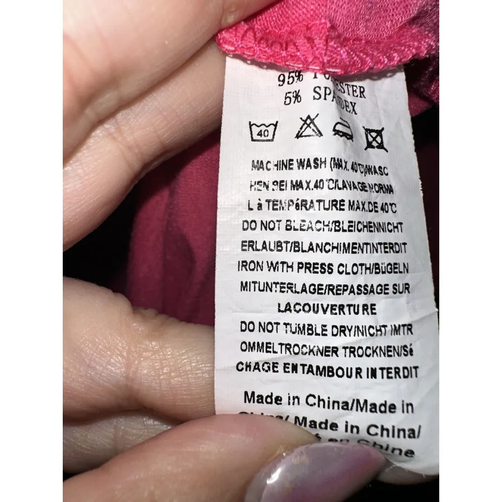 Zeagoo Women’s Summer Casual Vneck Cap Sleeve Guipure Lace Shirt Blouse - Image 8