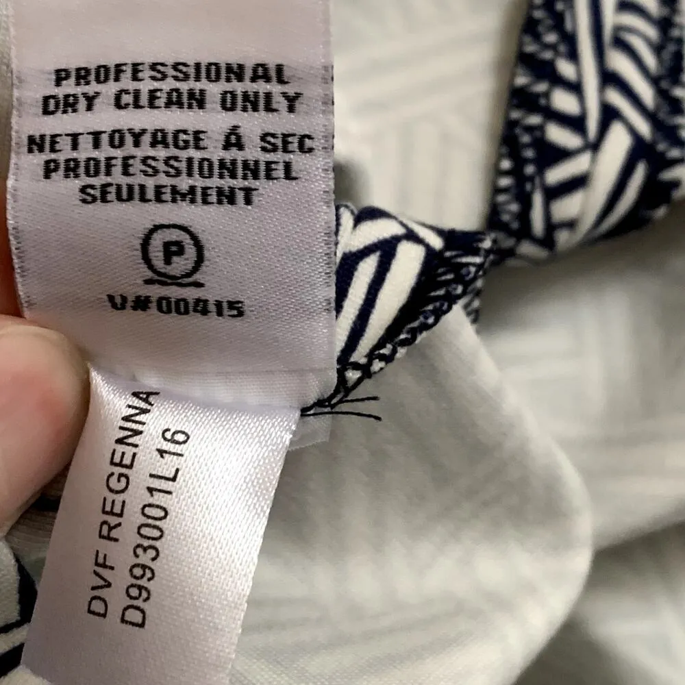 NWT Diane von Furstenberg DVF Regenna Geometric Dress - Image 12