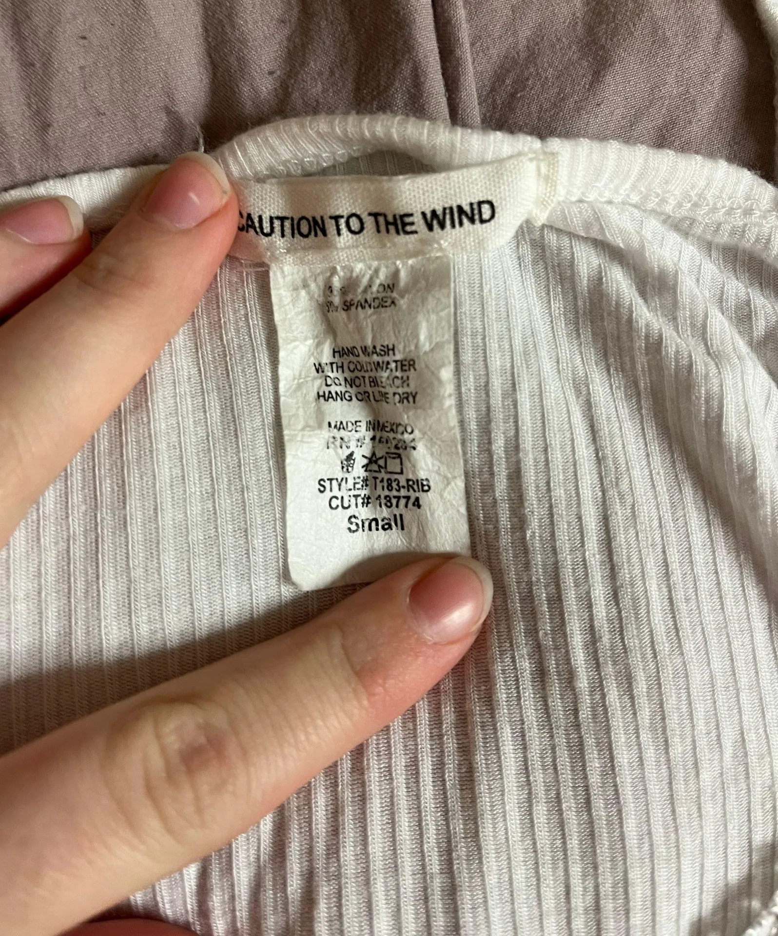 Caution to the Wind Crop Top - Image 2