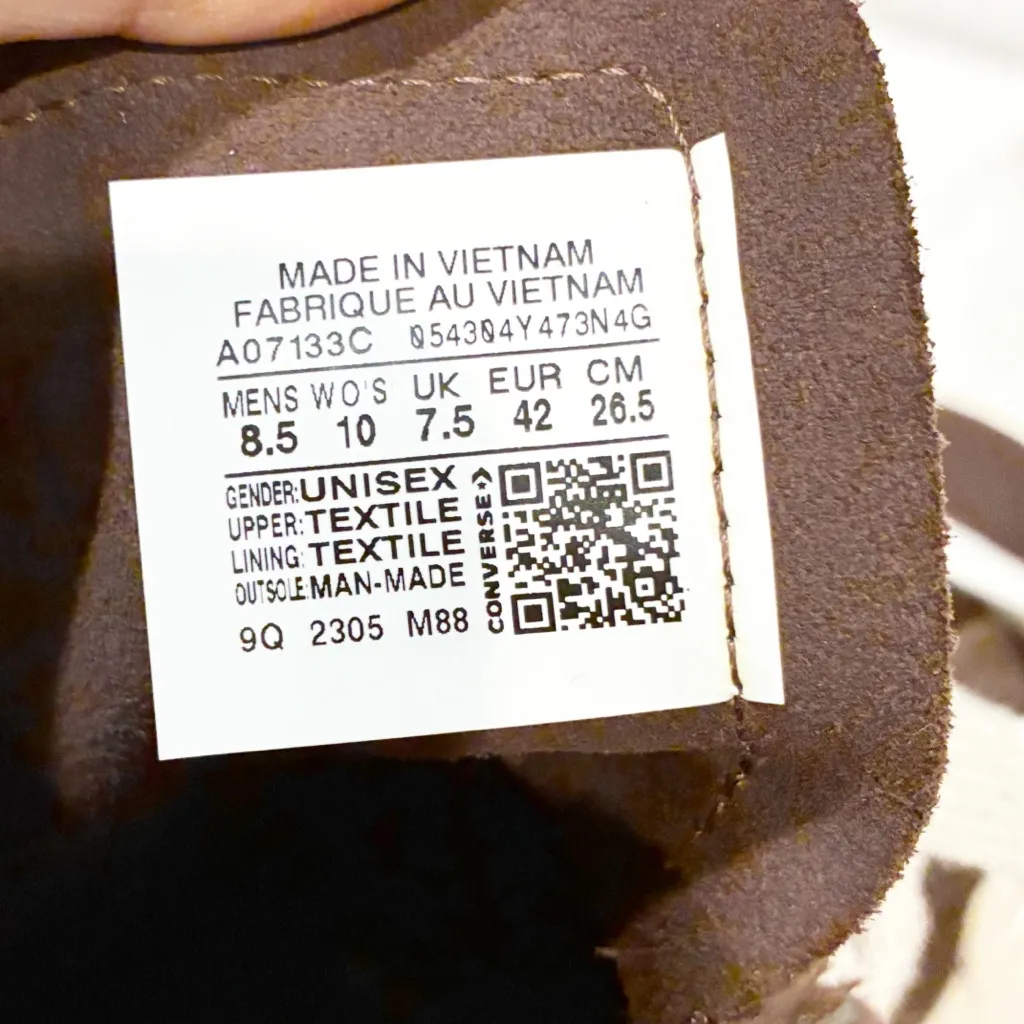 Converse  Size 10 Chocolate Brown Cruise Tiny Tattoos Platform Sneakers - Image 6