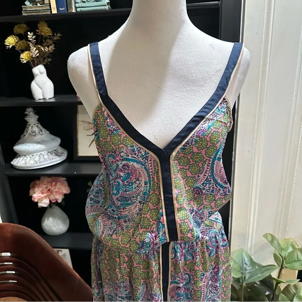 Juicy Couture Imperial Boho Starflower Maxi Dress In Bardot Size 4 - Image 3