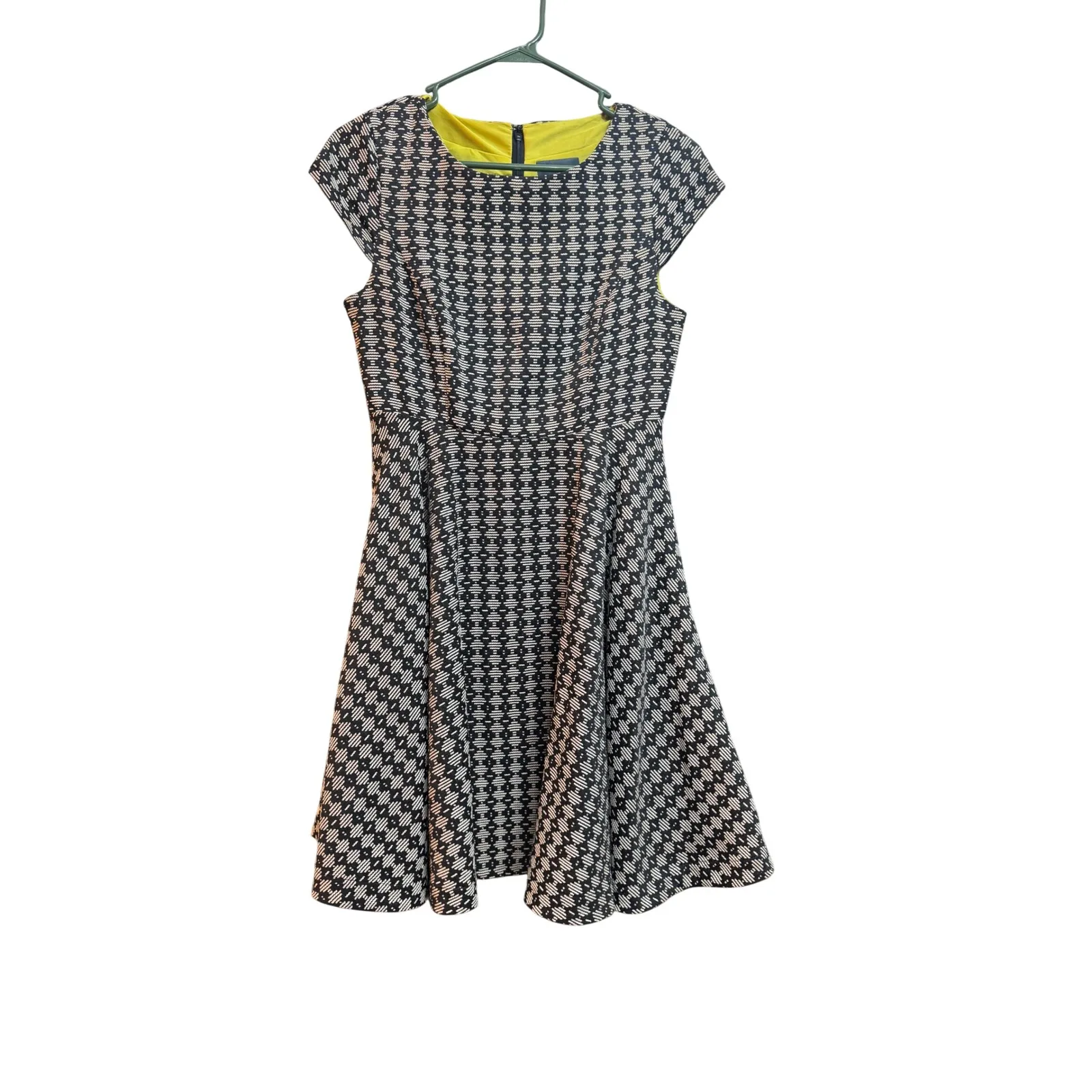 Anthropologie Maeve Jacquard Circle Skater Dress Size‎ 2 - Image 2