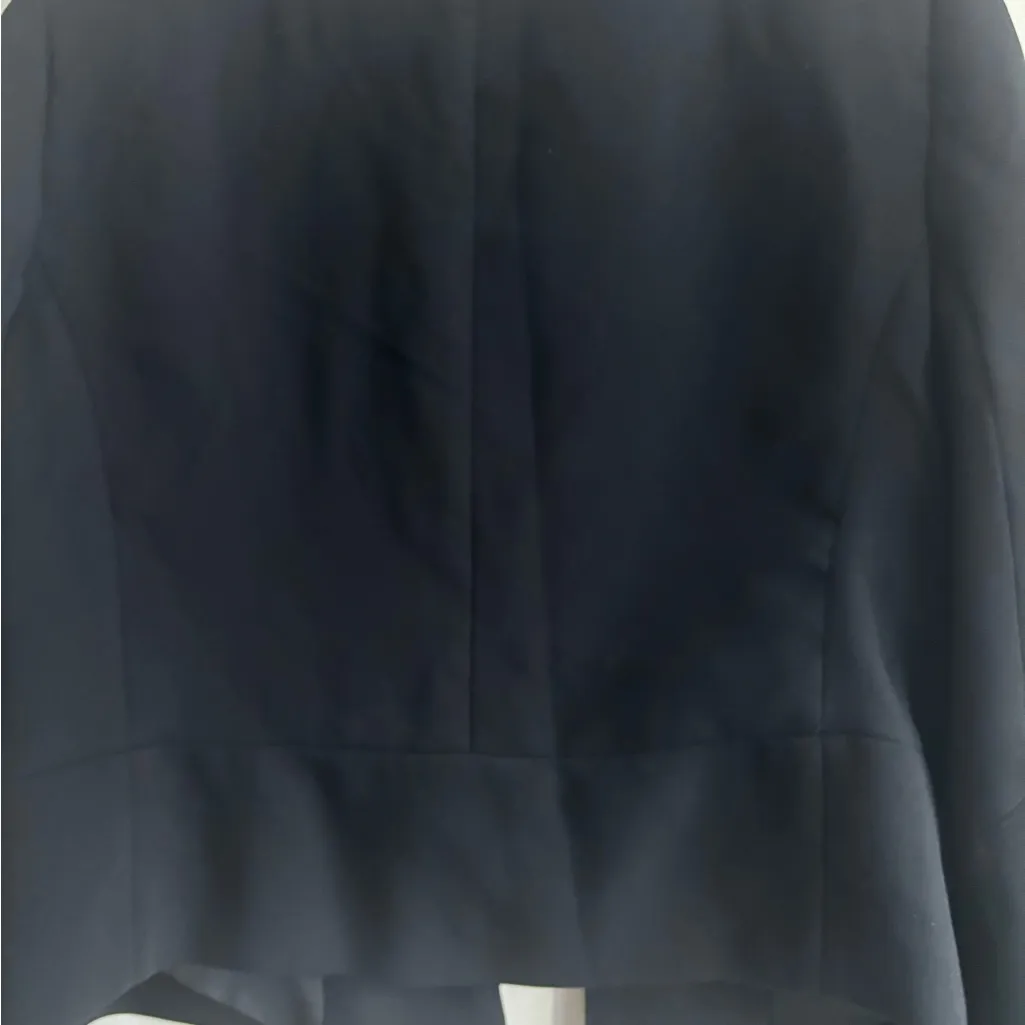 Mango Suit Black Women's Flared Sleeve Blazer Size USA XS EUR S MEX CH - Image 9