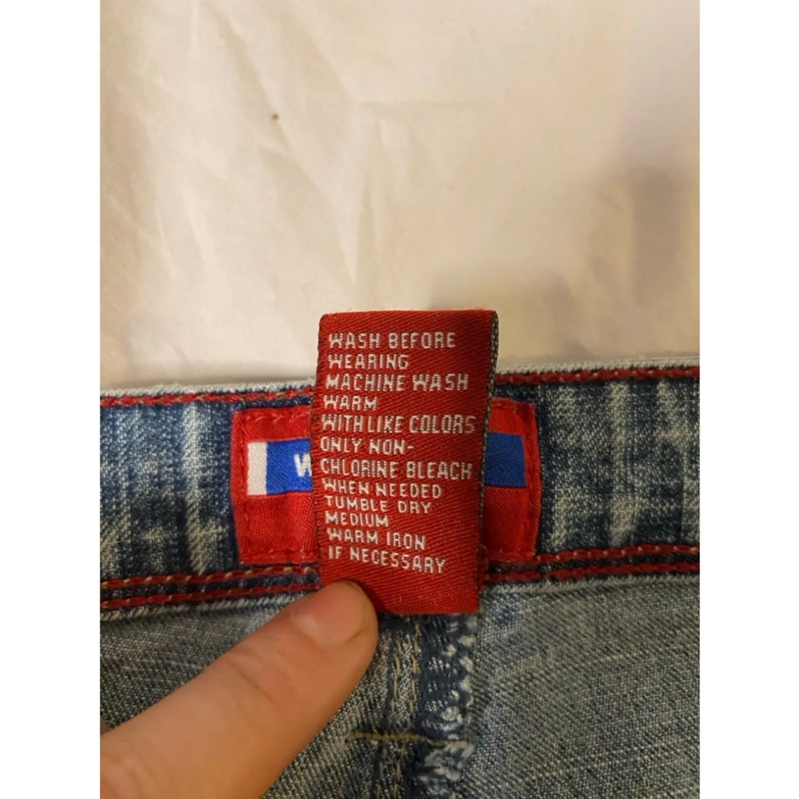 Westport Denim Women’s Jeans Size 12 Average Light Wash Straight Leg Mid Rise - Image 4