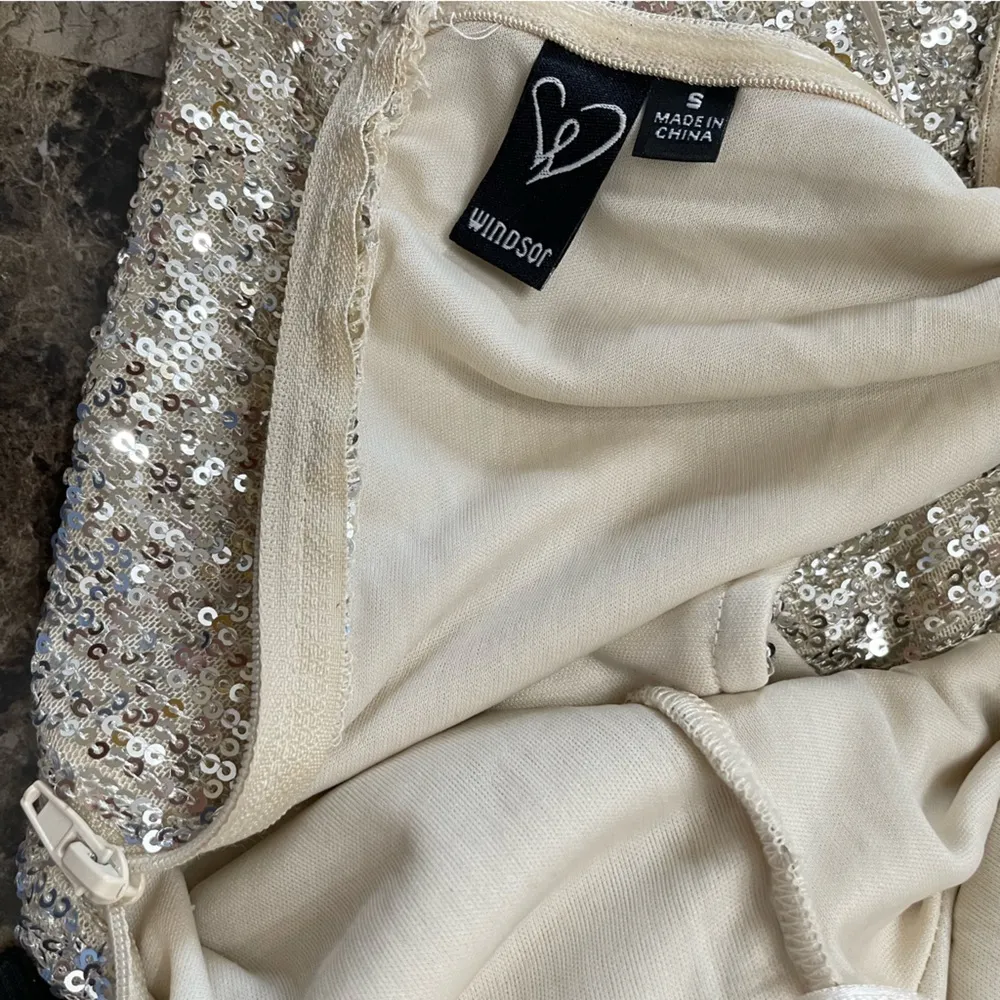 Sequin Bows Cutout Bodycon Mini Dress - Image 11