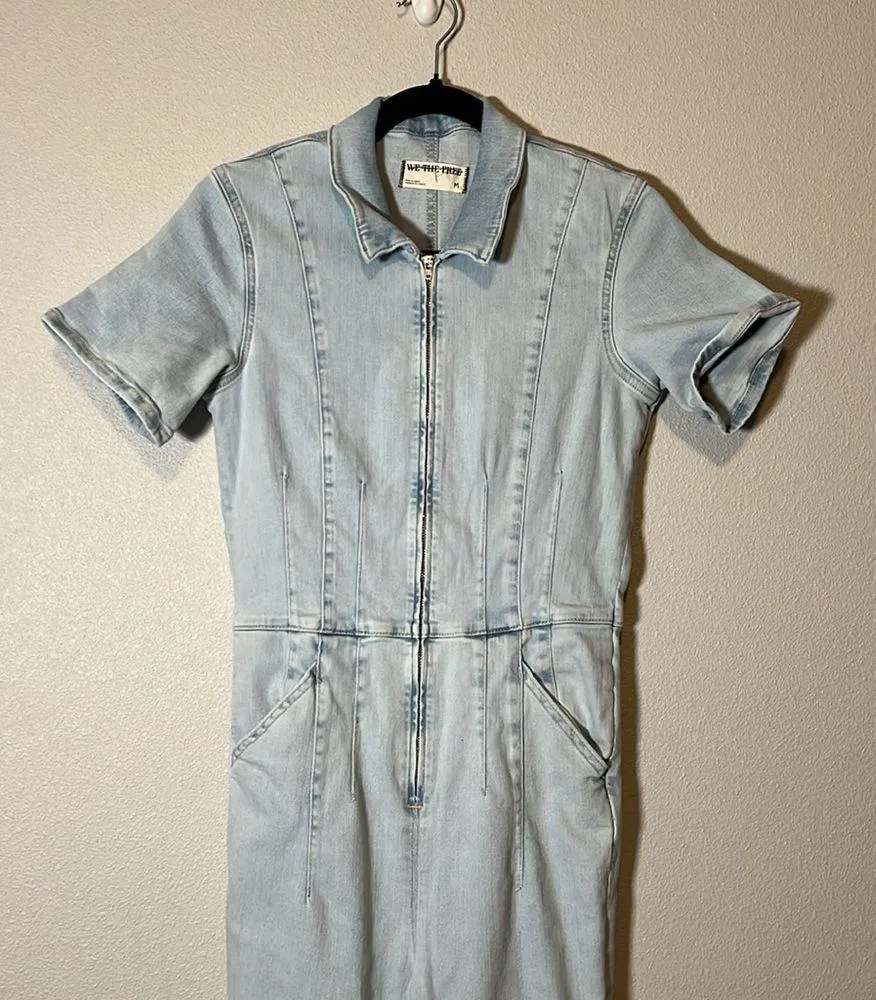 NWOT Free People We The Free Jayde Flare Jumpsuit - Image 5