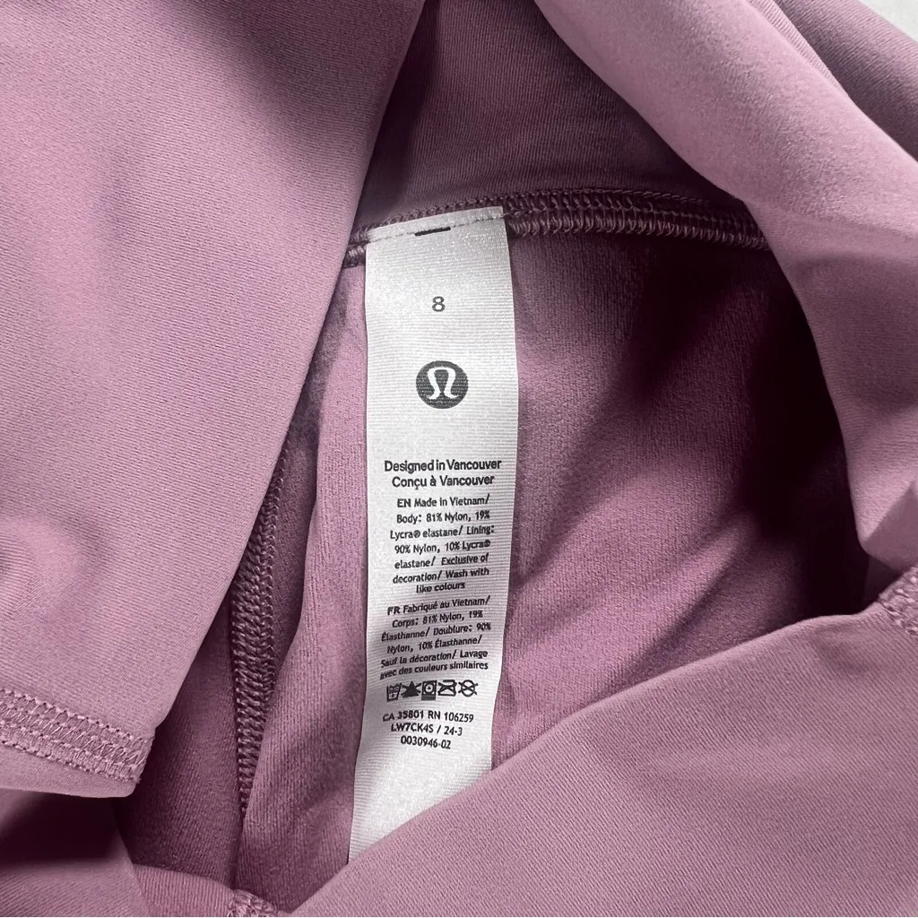 Lululemon Align High Rise Short 6" Rose Blush Women's Shorts Size 8 - Image 8