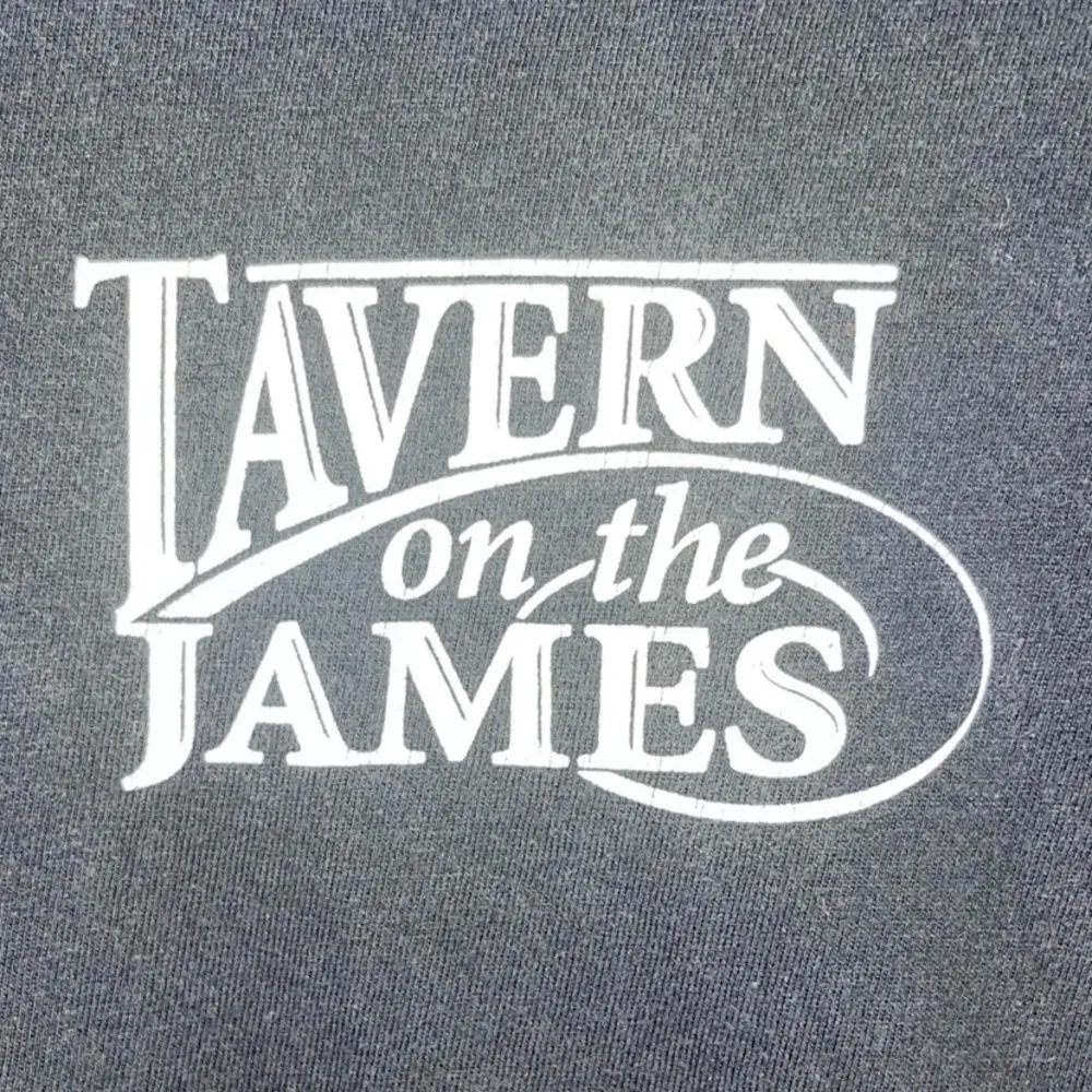 Virginia Tavern On The James River Graphic T Shirt Unisex S Black 100% Cotton - Image 4