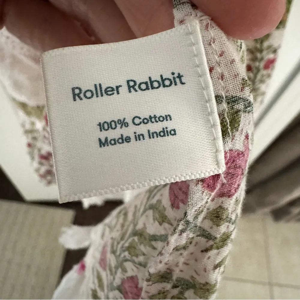 Roller Rabbit Valley Floral Serafina Cotton Tunic | L - Image 5