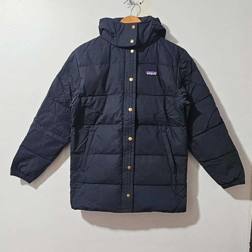 Patagonia Women's Cotton Down Parka - Pitch Blue - Size XS - 26851 - Image 3