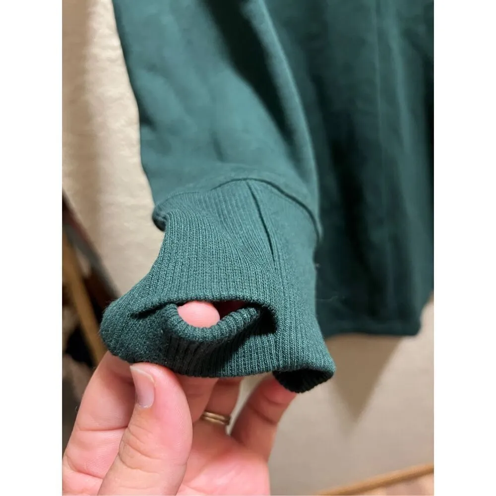 Athleta Green Sweatshirt Dress With Pockets Woman’s Size Small - Image 13