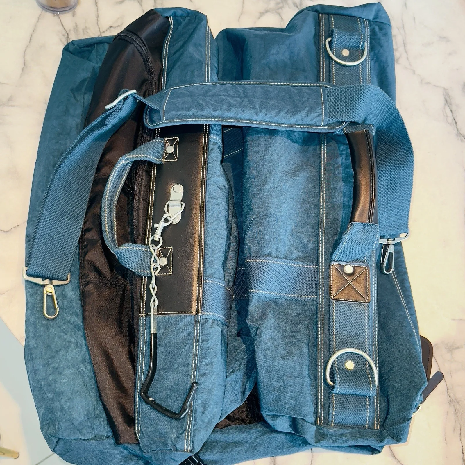 Huge Kipling Folding Garment Suit Bag Travel Closet Luggage Folding Suitcase - Image 4