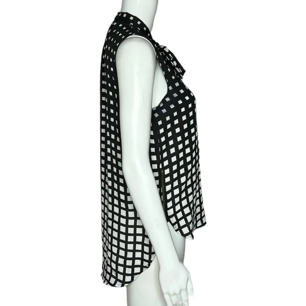 XOXO Shirt Womens Medium Black White Geometric Secretary Bow
Minimalist Neutral - Image 4