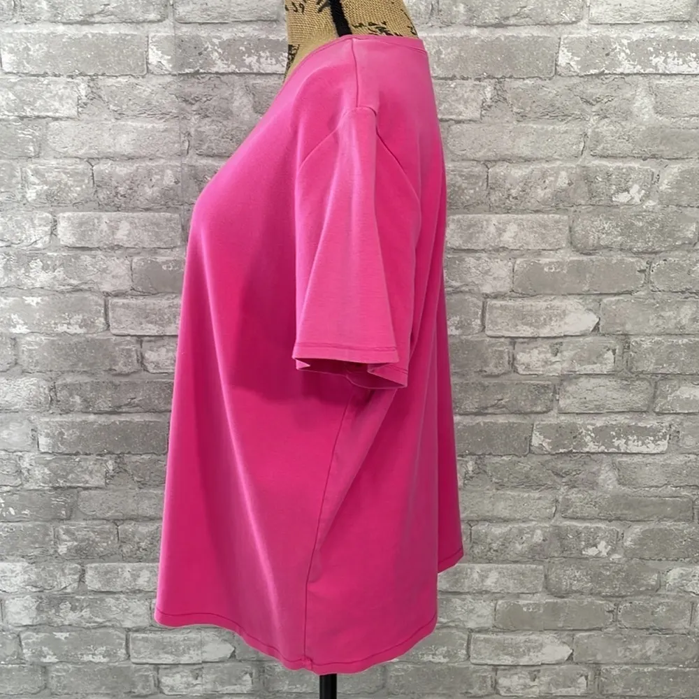 Lane Bryant  Venezia Pink Scoopneck Tee - Image 2
