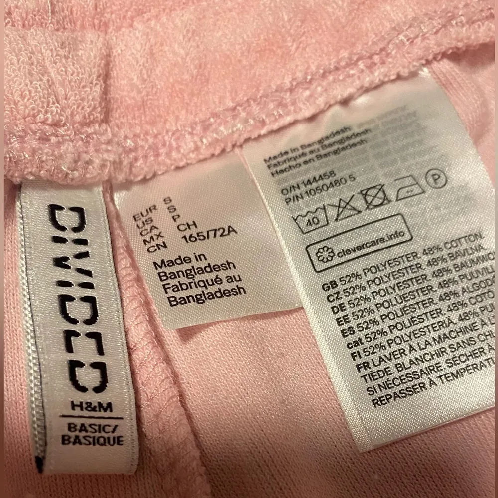 Divided Baby Pink Terry Cloth Retro Roller Disco Dolphin Mini Hot Shorts - S - Image 8