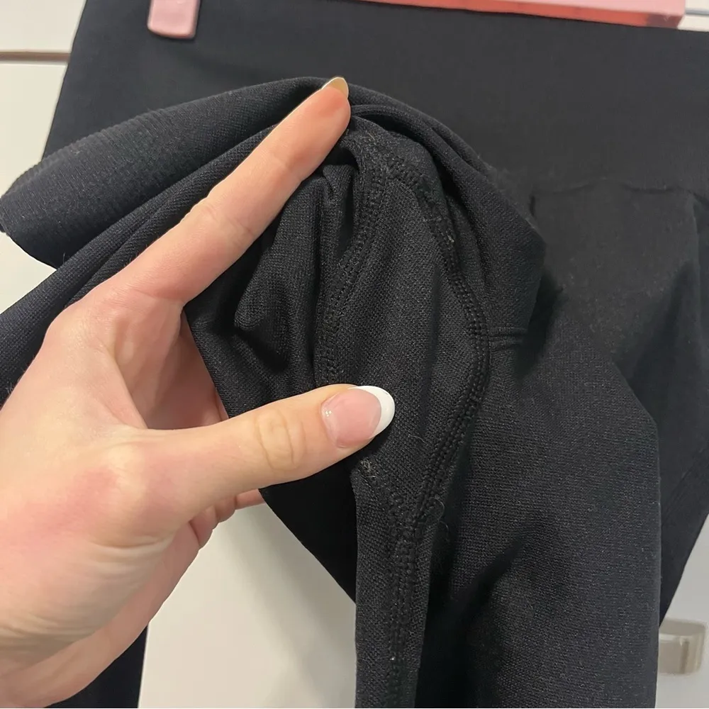 We Wore What  Seamless Black Leggings - Image 6