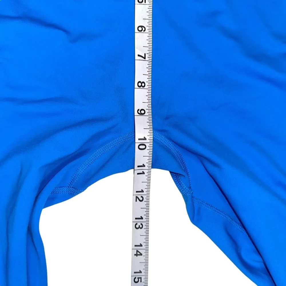 Buffbunny Cross My Heart Blue Leggings SMALL - Image 6