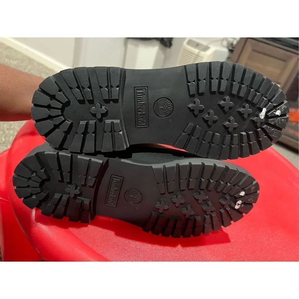 Timberland Heritage 6 in Front Zip Boot Size 7 Women's TB0A2JTV231 Wheat Nubuck - Image 5