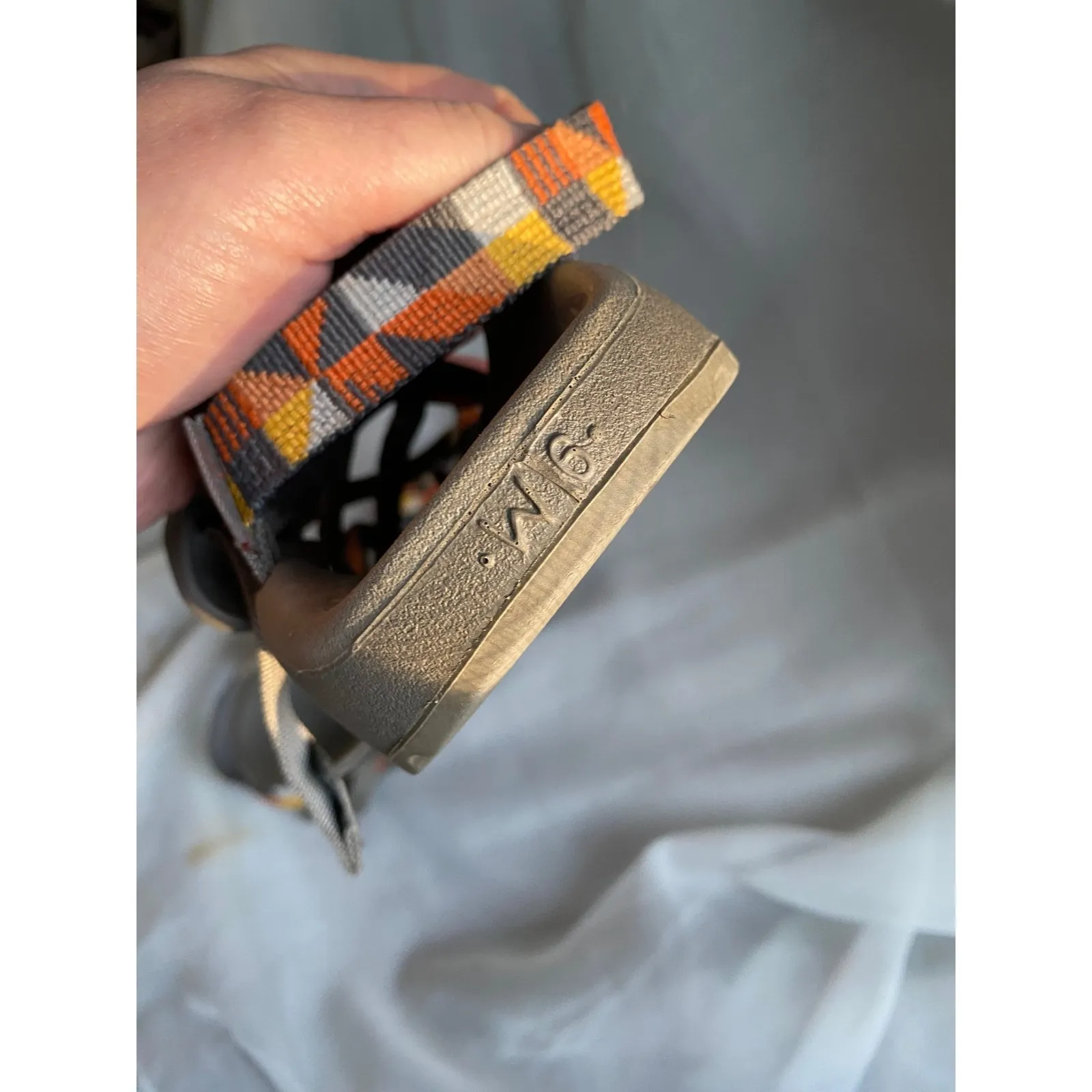 Chacos Strappy Orange Sandals 6 Sport Outdoors Granola Gorpcore Vacation Hiking - Image 7