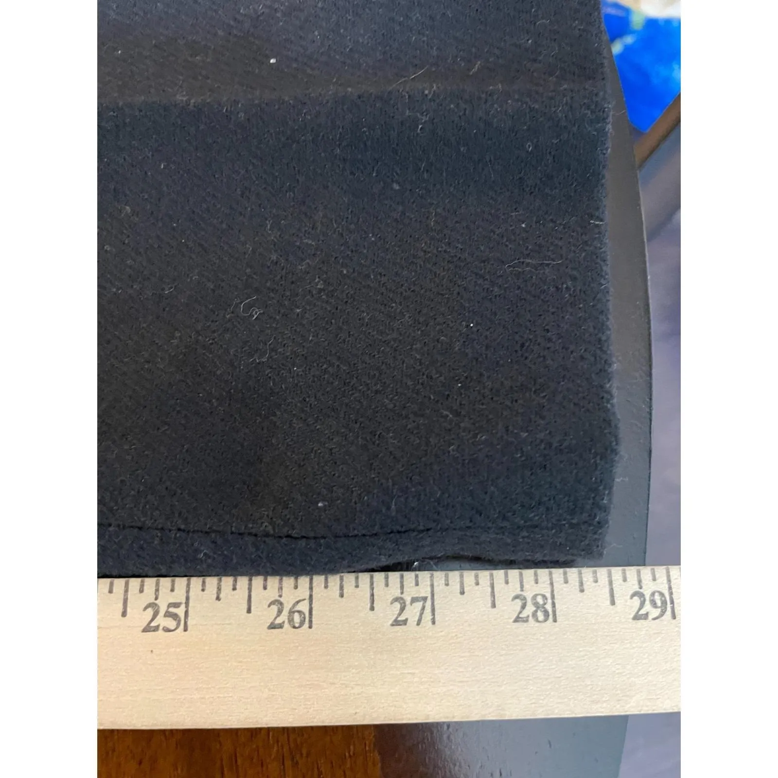 Vintage Wimbledon Hartwell Womens Size 14 Wool Trouser Dress Pants Career Office Black - Image 5